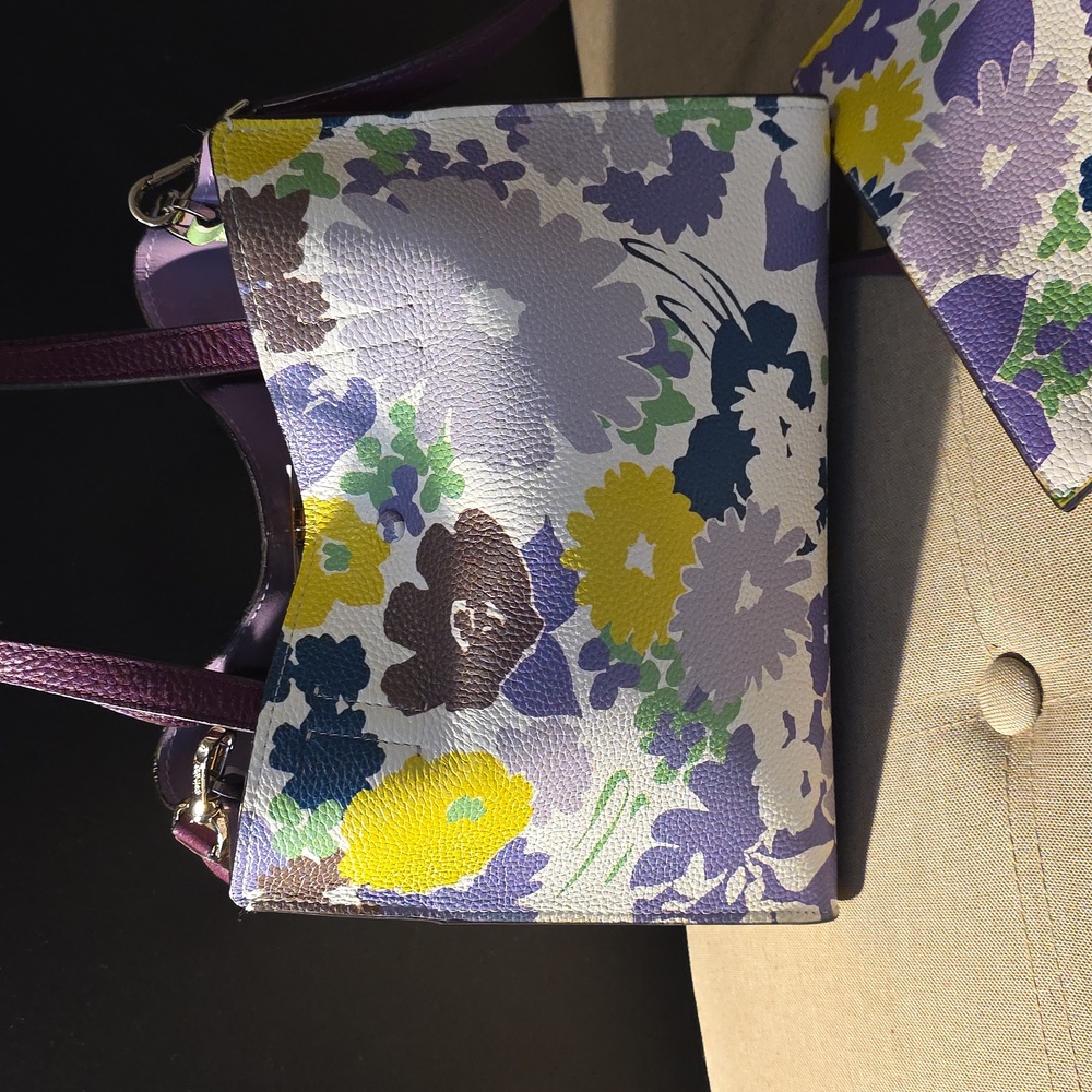 Kate Spade Spring Vibes Floral Tote/Crossbody 2 Pc Set - Picture 4 of 7